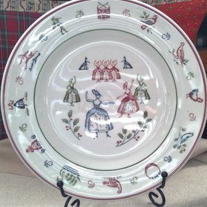 Johnson Brothers Vintage Plate 9 Ladies Dancing